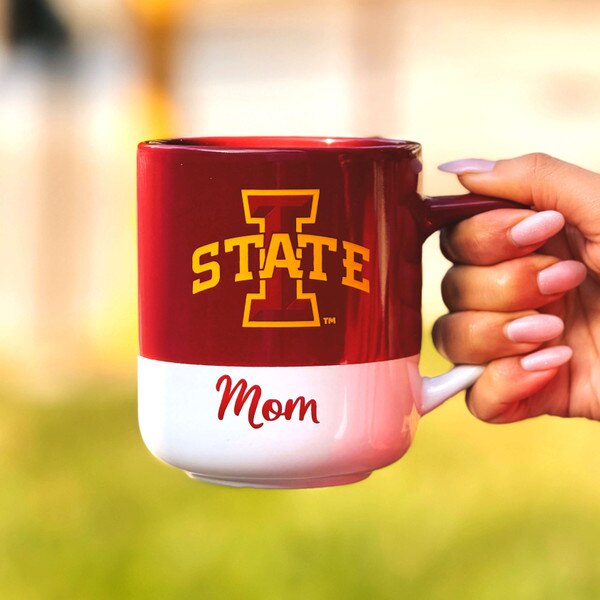 RFSJ I-State Cardinal and White Ceramic Mom Mug 20-ounce